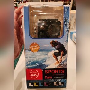 Waterproof Sports Cam - Black